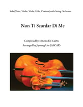 Non Ti Scordar Di Me Orchestra sheet music cover